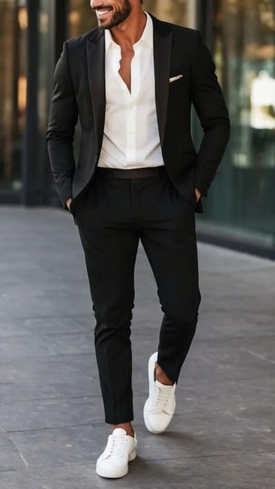 Celana Bahan Black B05